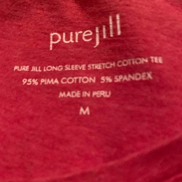 J. Jill (Pure Jill) Long-Sleeved Shirt: Medium - Picture 3 of 3